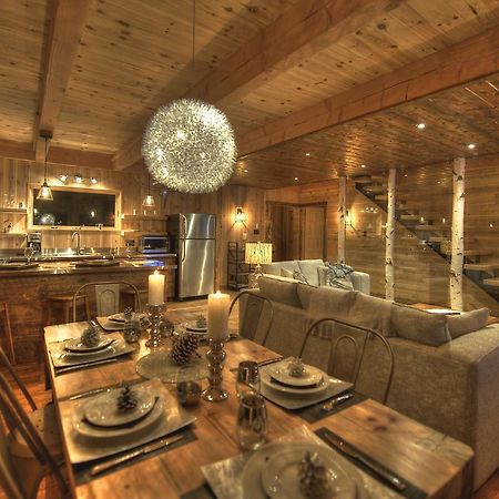 Les Bouleaux - Les Chalets Spa Canada ลามัลแบ ภายนอก รูปภาพ