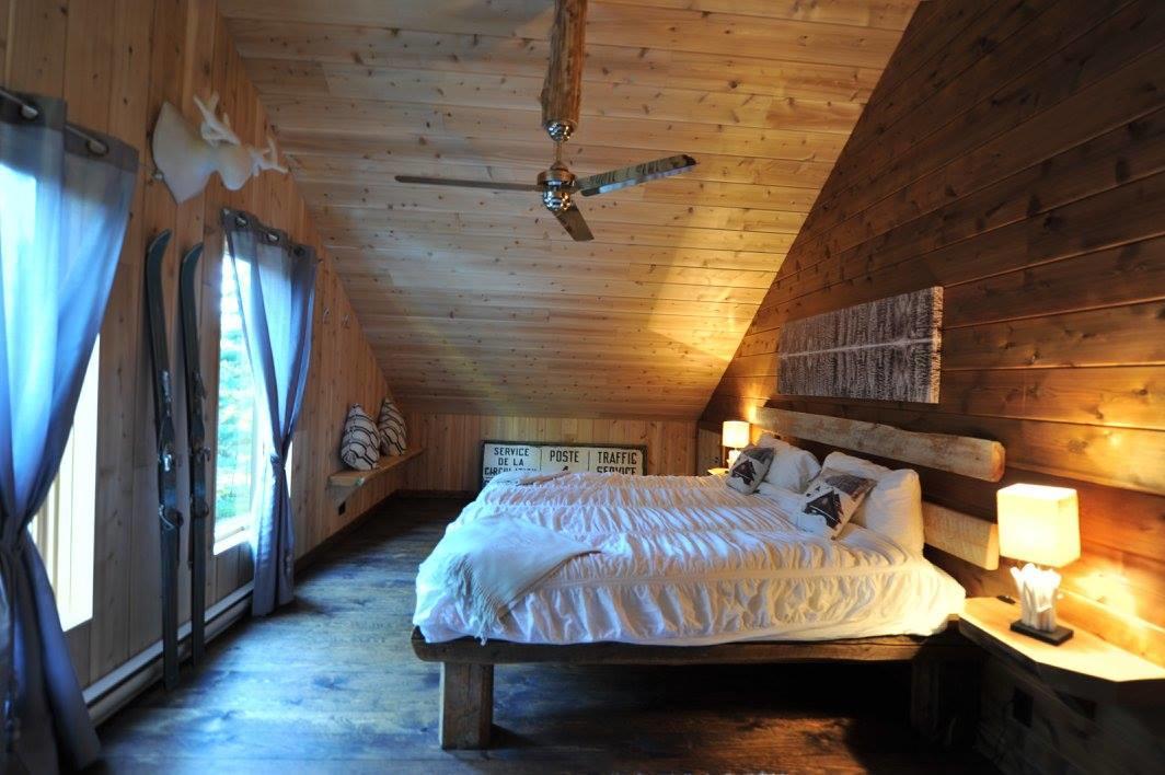 Les Bouleaux - Les Chalets Spa Canada ลามัลแบ ภายนอก รูปภาพ