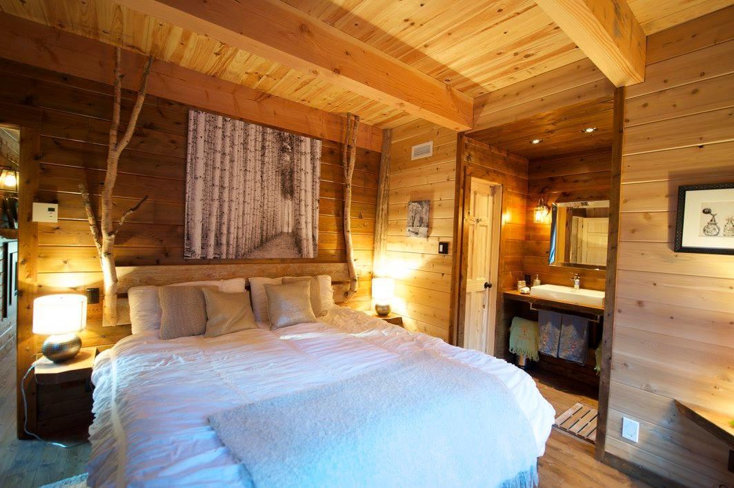 Les Bouleaux - Les Chalets Spa Canada ลามัลแบ ภายนอก รูปภาพ