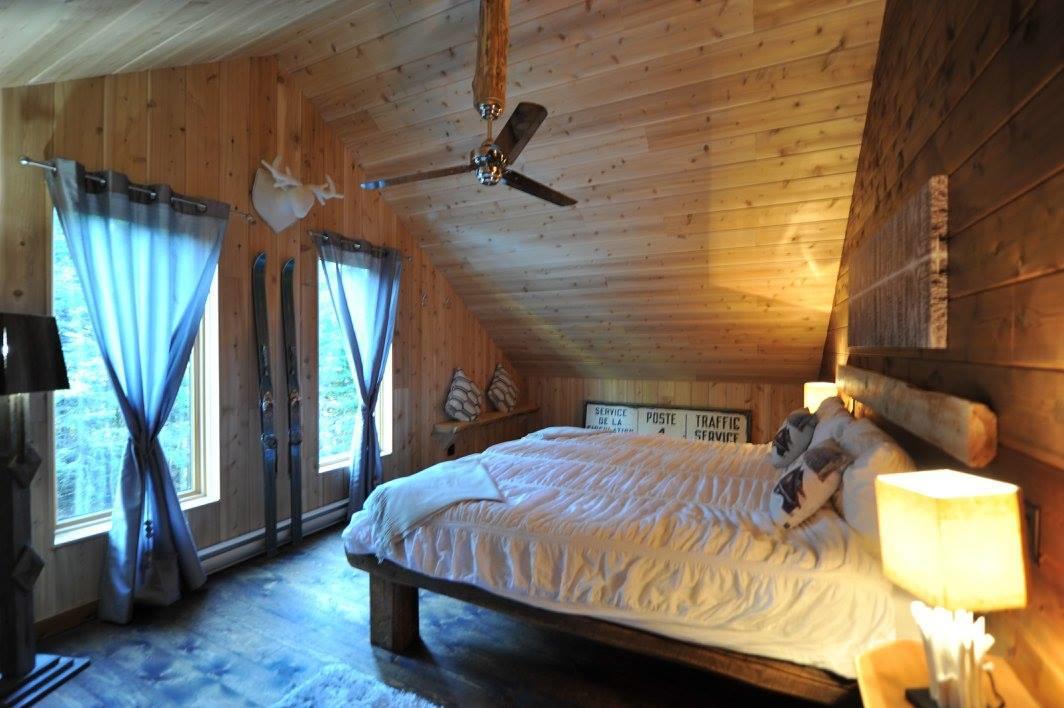Les Bouleaux - Les Chalets Spa Canada ลามัลแบ ภายนอก รูปภาพ