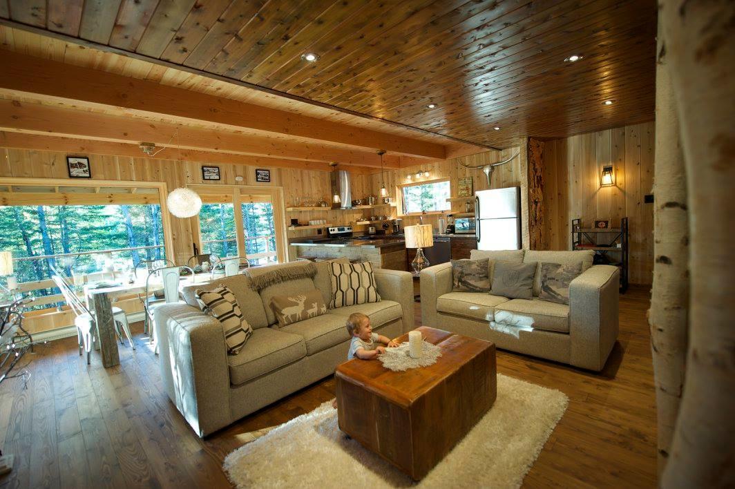 Les Bouleaux - Les Chalets Spa Canada ลามัลแบ ภายนอก รูปภาพ