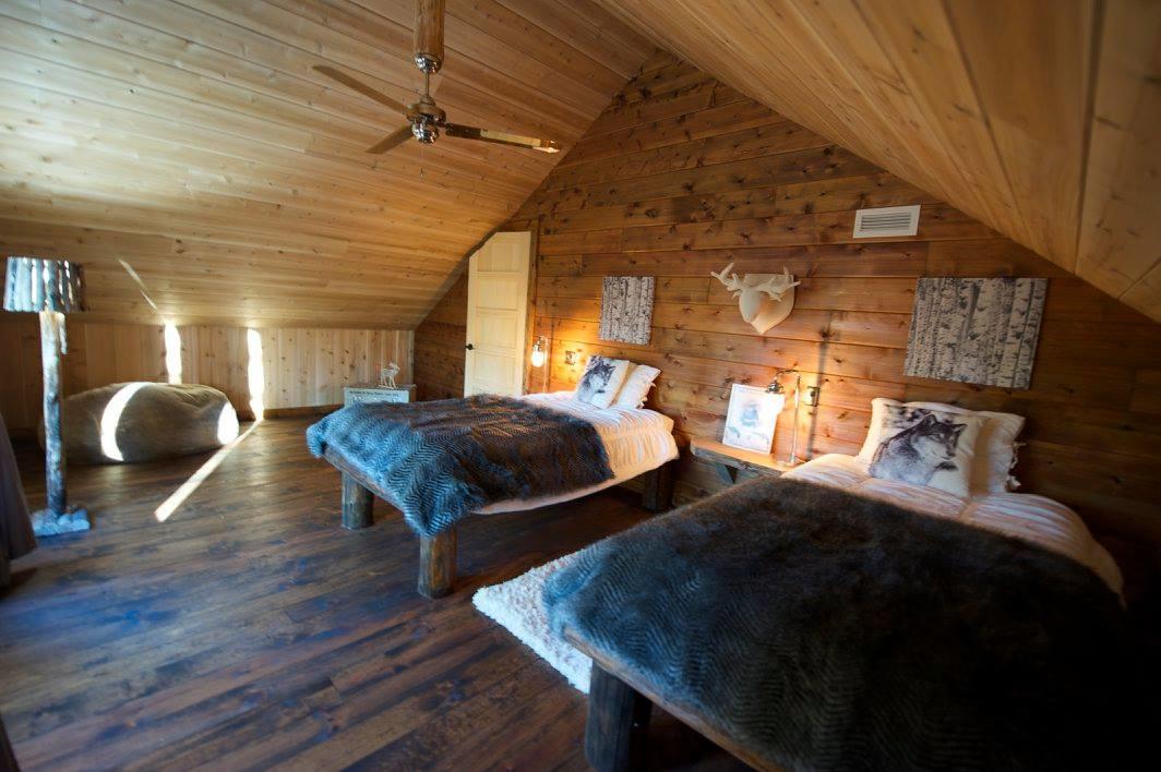 Les Bouleaux - Les Chalets Spa Canada ลามัลแบ ภายนอก รูปภาพ