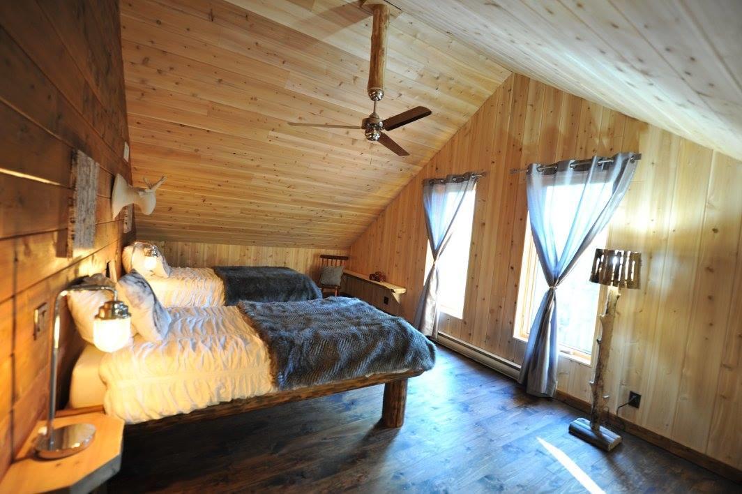 Les Bouleaux - Les Chalets Spa Canada ลามัลแบ ภายนอก รูปภาพ