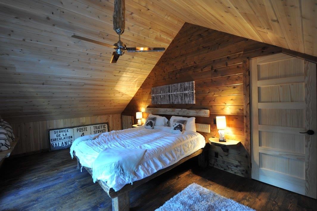 Les Bouleaux - Les Chalets Spa Canada ลามัลแบ ภายนอก รูปภาพ