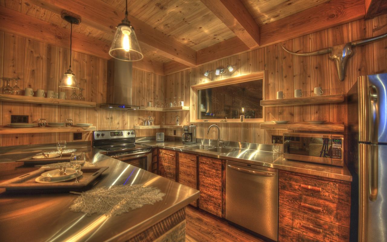 Les Bouleaux - Les Chalets Spa Canada ลามัลแบ ภายนอก รูปภาพ