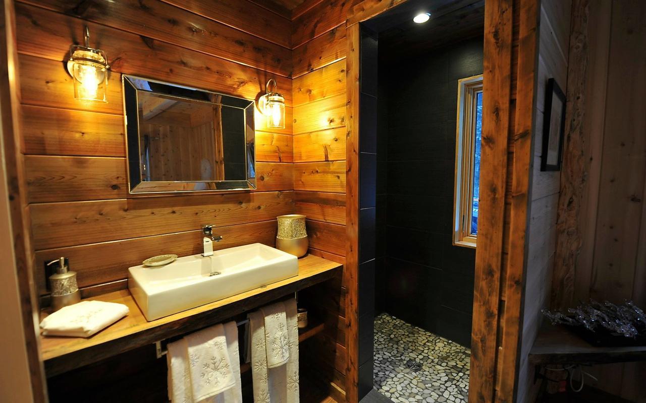 Les Bouleaux - Les Chalets Spa Canada ลามัลแบ ภายนอก รูปภาพ