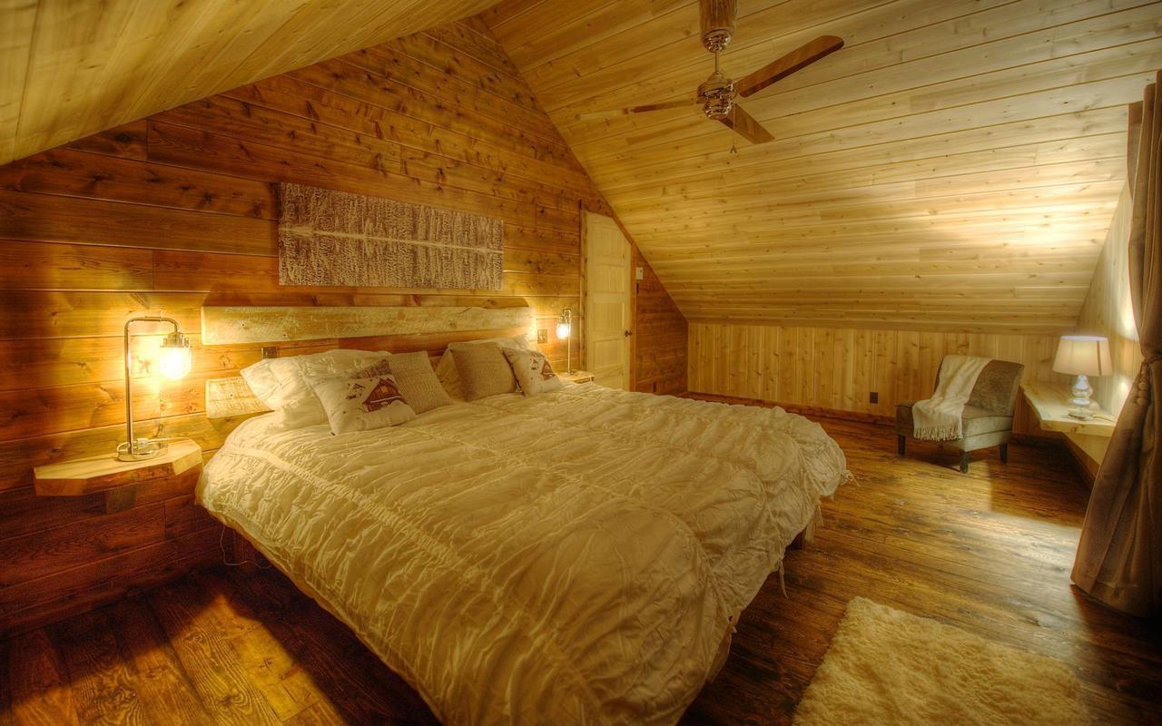 Les Bouleaux - Les Chalets Spa Canada ลามัลแบ ภายนอก รูปภาพ